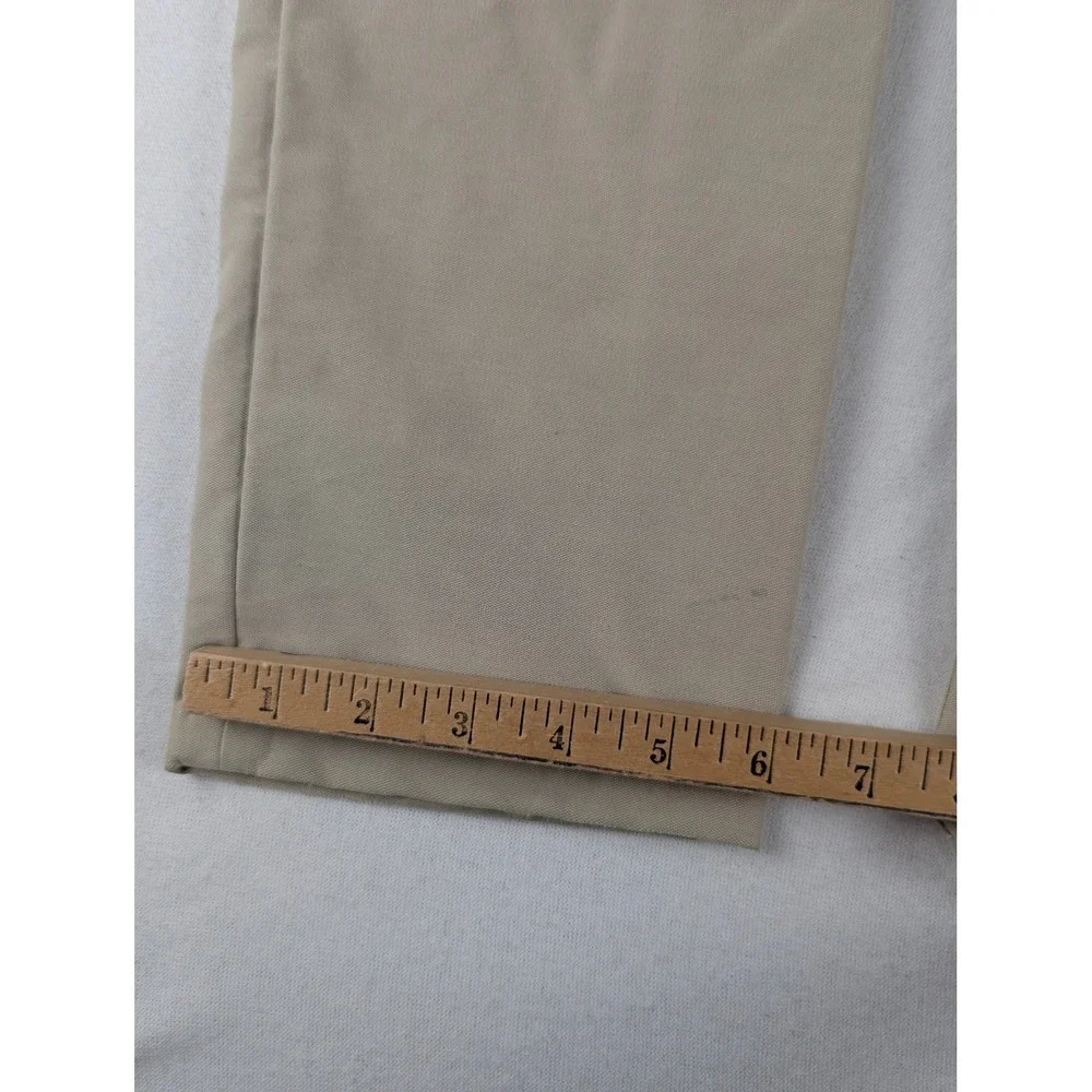 Lululemon ABC Pants Mens 35x31 Tan Khaki Straight Leg 5-Pocket Technical Stretch